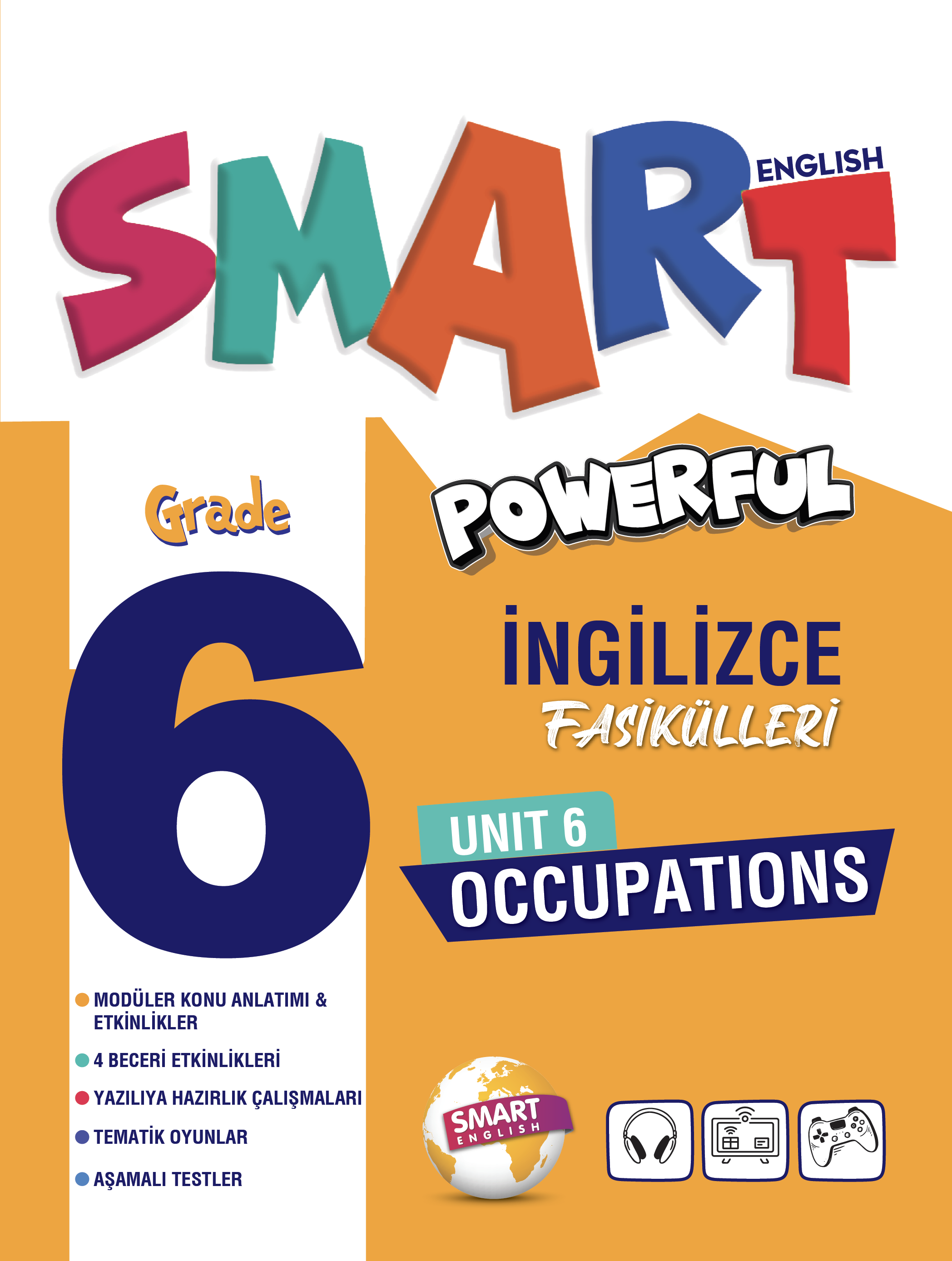 Grade 6 Smart English Powerful İngilizce Fasikülleri - 6.Fasikül